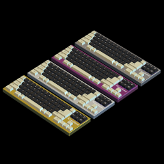 Kamikawa Precision Custom CNC Machined Beautifully Fashionable 75% DIY Mechanical Keyboard Case