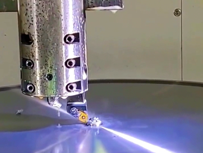 Guess how long it will take for large diameter machining