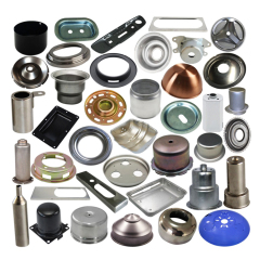 Custom metal bracket panel housing sheet metal stamping