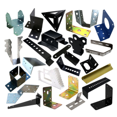 Custom metal bracket panel housing sheet metal stamping