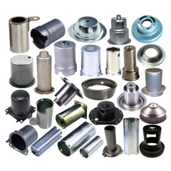 Custom metal bracket panel housing sheet metal stamping