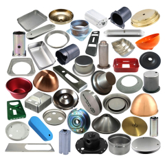 Custom metal bracket panel housing sheet metal stamping