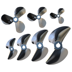 Custom marine two-blade three-blade forward and reverse propellers