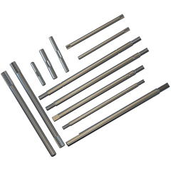 Customized high precision motor shaft fan shaft stainless steel knurled shaft