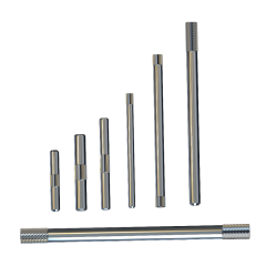 Customized high precision motor shaft fan shaft stainless steel knurled shaft