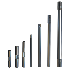 Customized high precision motor shaft fan shaft stainless steel knurled shaft