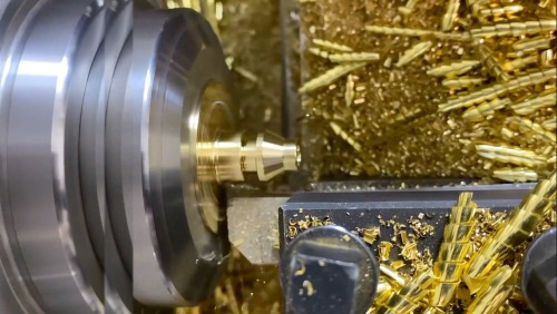 Copper parts processing