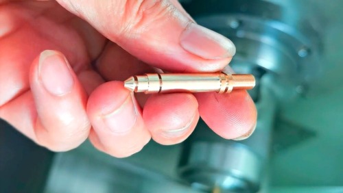 Processing process of non-standard copper shaft