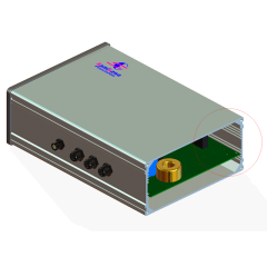 Kamikawa Precision Aluminum Extruded Waterproof Junction Box Battery Case Electronic Instrument Enclosure