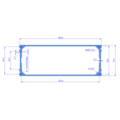 Kamikawa Precision Aluminum Extruded Waterproof Junction Box Battery Case Electronic Instrument Enclosure