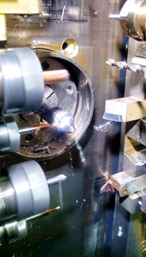 Turning and milling combined processing #cnc processing # machining services