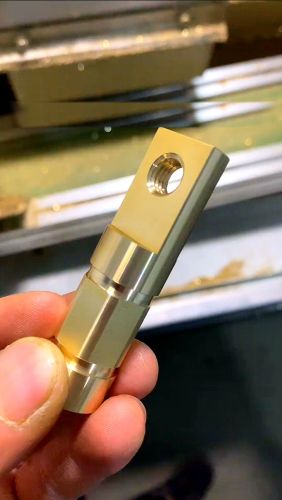 Copper parts processing#turning and milling composite processing#CNC processing services