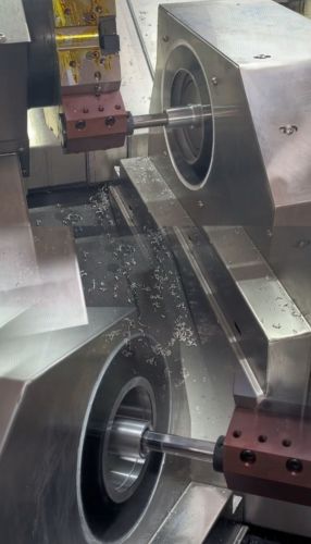 Double-head turning processing#CNC machining service#turning composite processing