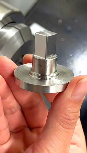 Square processing#CNC processing service#turning and milling combined processing