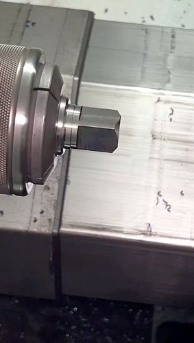 The joy of CNC machining quadrilateral #turning and milling combined processing