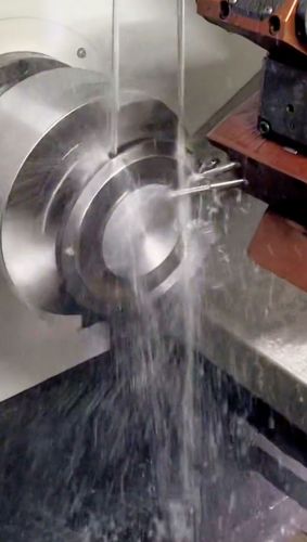 Flange turning plane processing#CNC processing service#turning and milling combined processing