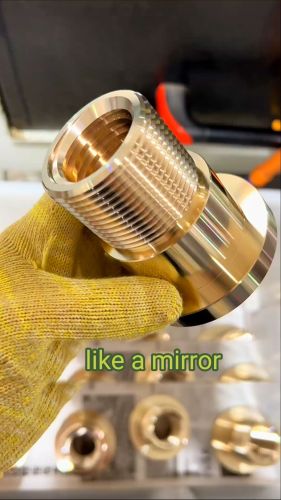 Like a mirror #CNC machining service #turning and milling composite processing