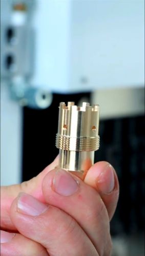 Hexagonal corners can also be processed like this #CNC machining #turning and milling composite processing