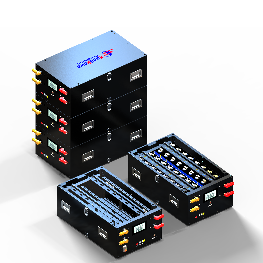 Home Energy Storage Stacked Battery Box Racks Set