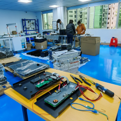 HOME ENERGY STORAGE STACKED BATTERY BOX RACKS SET
