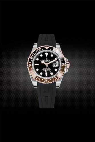 Rubber Strap For Rolex GMT 126711 CHNR