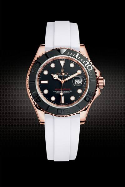 [Custom Design]  Rubber Strap For Rolex Yacht Master 40mm 116655.116695