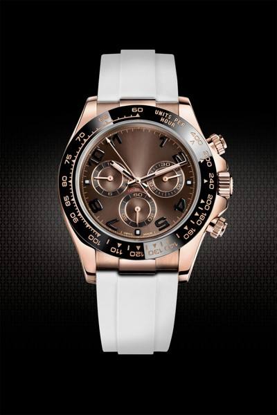 Rubber Strap For Rolex Daytona Old model 116515 (leather strap)