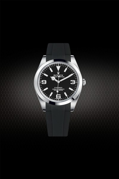 Rolex explorer on sale 1 rubber strap