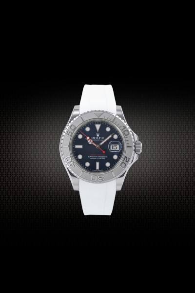 Rubber Strap For Rolex Yacht Master 40mm 16622.116622.116621