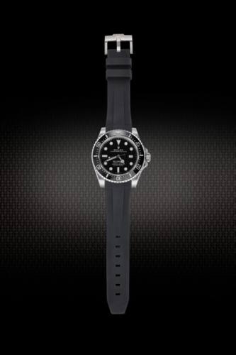 Rubber Strap For Rolex Sea-Dweller 4000 Ceramic 40mm 116600