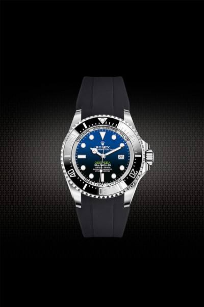 Rubber Strap For Rolex DeepSea 126660 136660