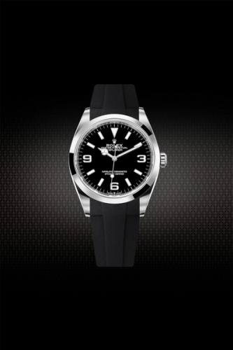 Rubber Strap For Rolex Explorer 124270 36mm