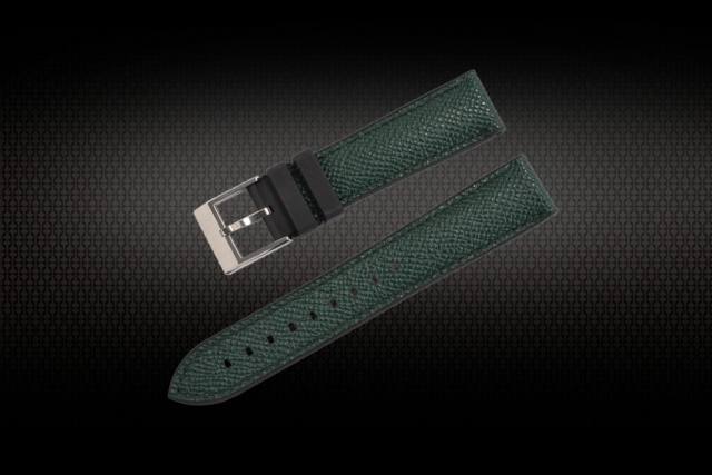 Rubber Strap For All Watches Premium Epsom Leather Strap and Rubber