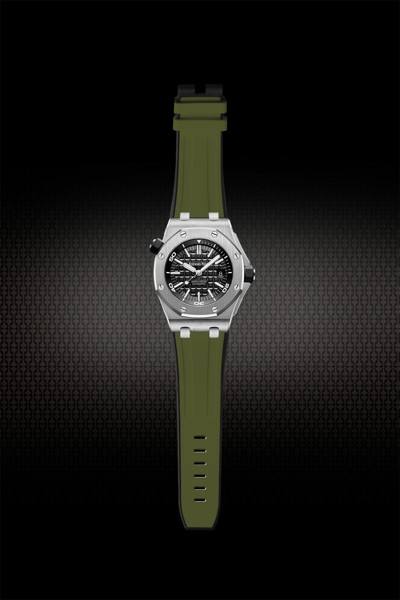 【Two-Tone】Rubber Strap For AP Royal Oak Offshore Diver 42mm 15710.15703.26703