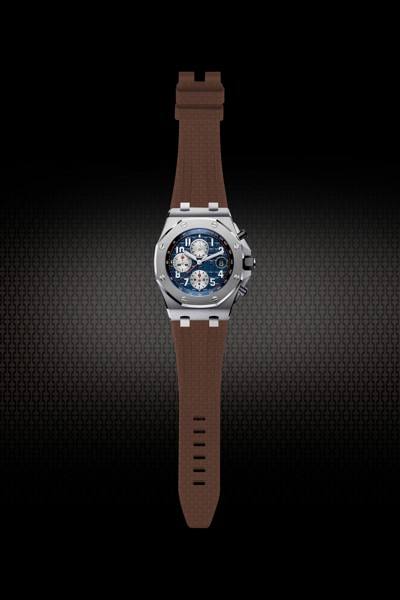 【Braided pattern】Rubber Strap For AP Royal Oak Offshore 42mm Chronograph