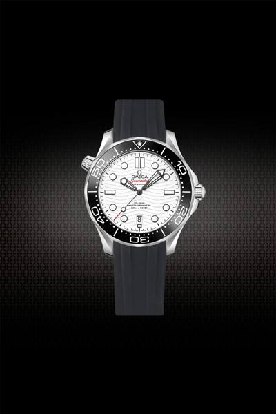 Rubber Strap For Seamaster Diver 300m 42mm Date window at 6 o’clock