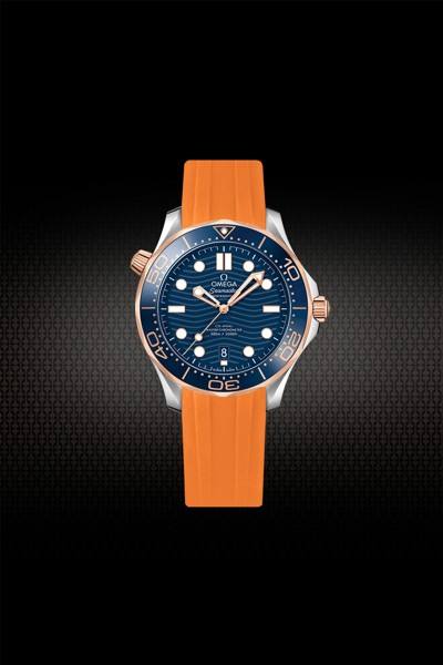 Rubber Strap For Seamaster Diver 300m 42mm Date window at 6 o’clock