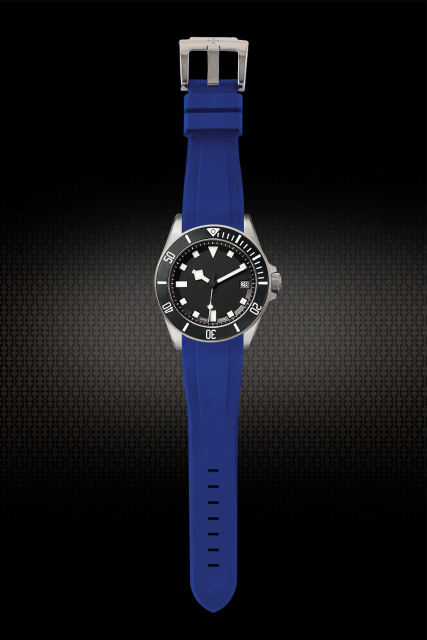 Rubber Strap For Pelagos 42mm Titanium ref.M25600. M25610