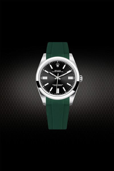 Rolex oyster best sale rubber strap