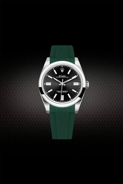 Rubber Strap For Rolex Oyster Perpetual 36mm  ref.126000