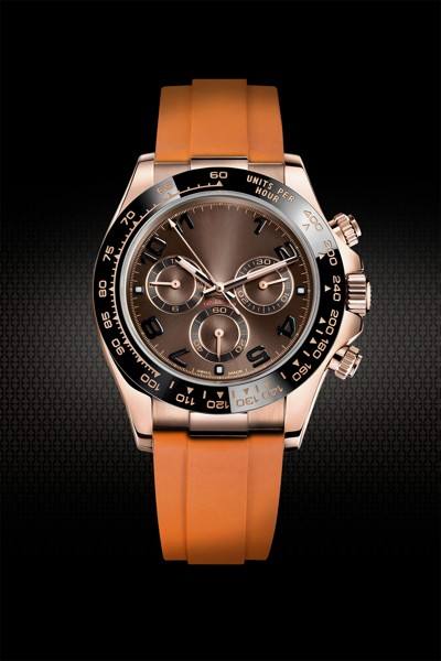 Rubber Strap For Rolex Daytona Old model 116515 (leather strap)