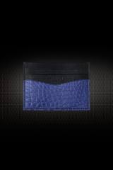 VGENARI  Card Case Crocodile Leather & cowhide