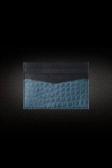VGENARI  Card Case Crocodile Leather & cowhide