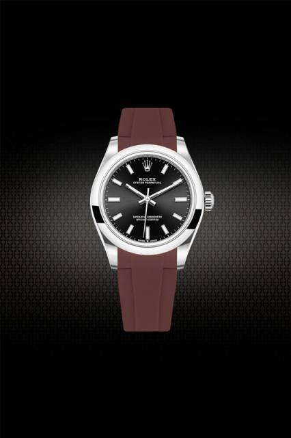 Rubber Strap For Rolex Oyster Perpetual 31mm  ref.277200