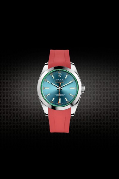 Rolex milgauss hotsell rubber strap