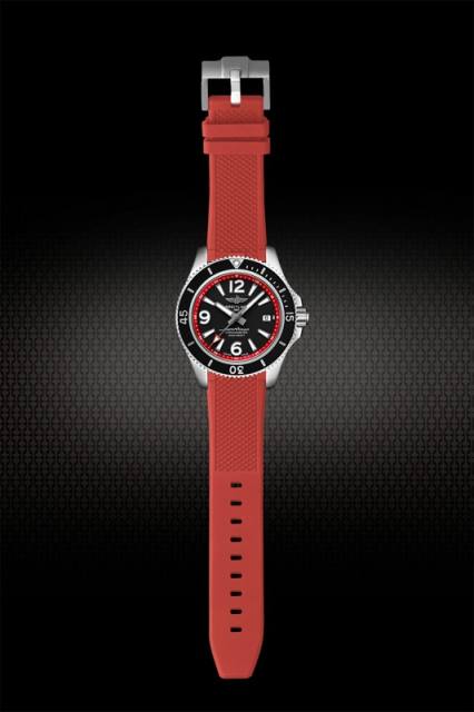 Rubber Strap For Breitling Superocean 42mm