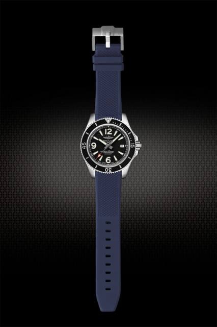 Rubber Strap For Breitling Superocean 42mm