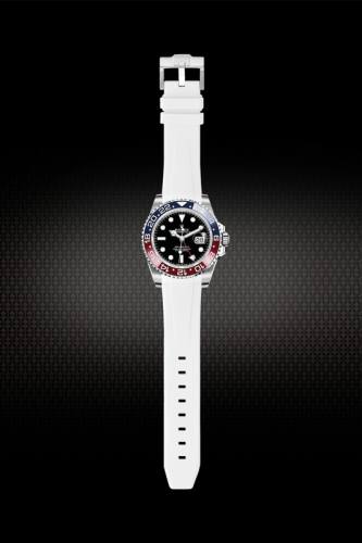 Rubber Strap For Rolex GMT 126710. Tang Buckle