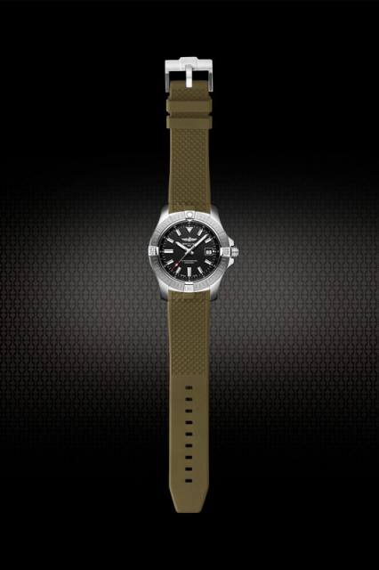 Rubber Strap For Breitling AVENGER 43mm