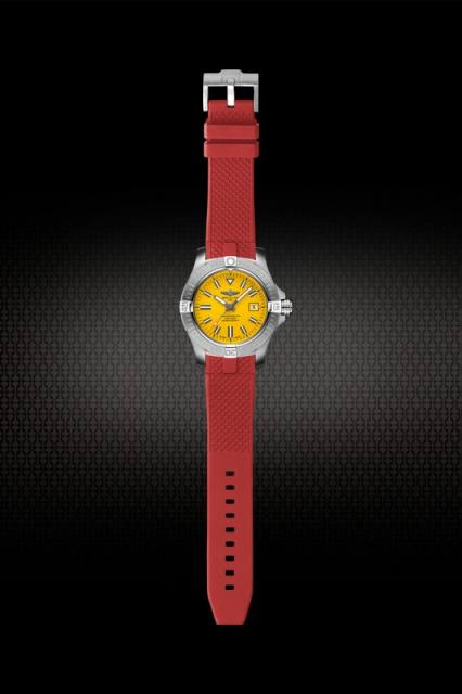 Rubber Strap For Breitling Avenger Automatic 45 Seawolf
